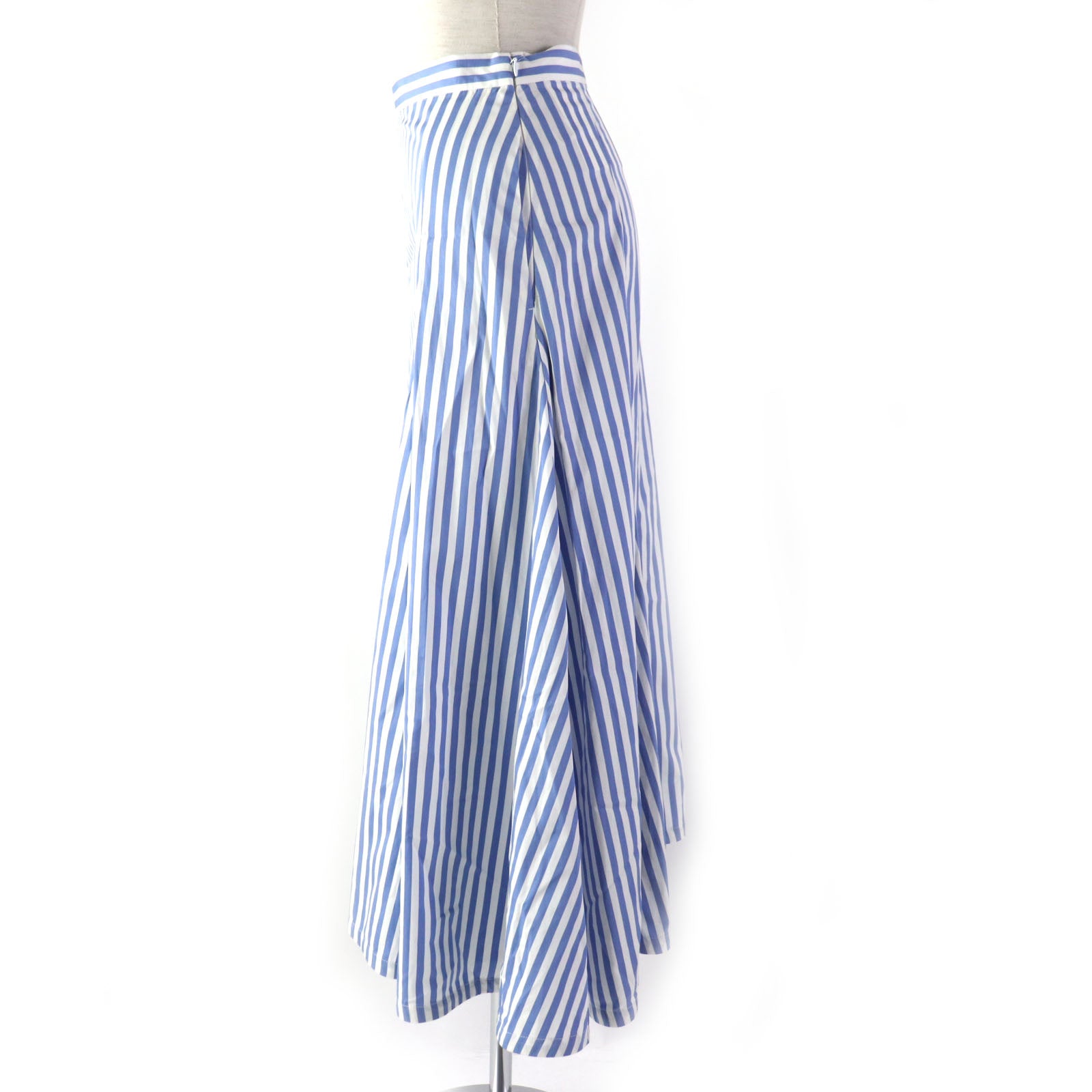 Jil Sander Stripe Asymmetrical Long Skirt