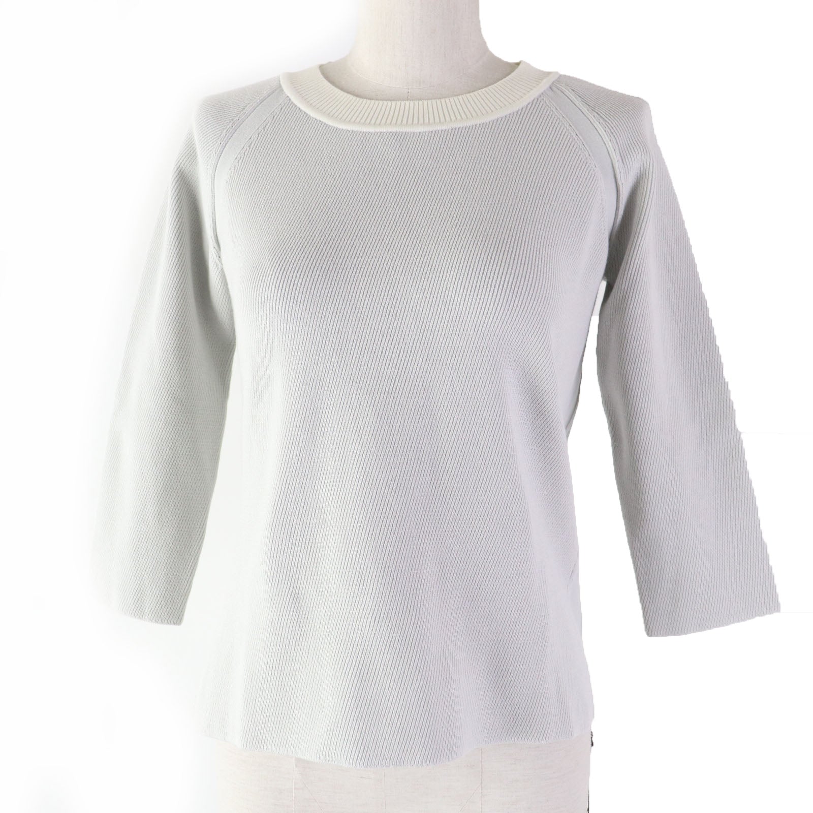 FOXEY Knit Top Light Gray 38 Women