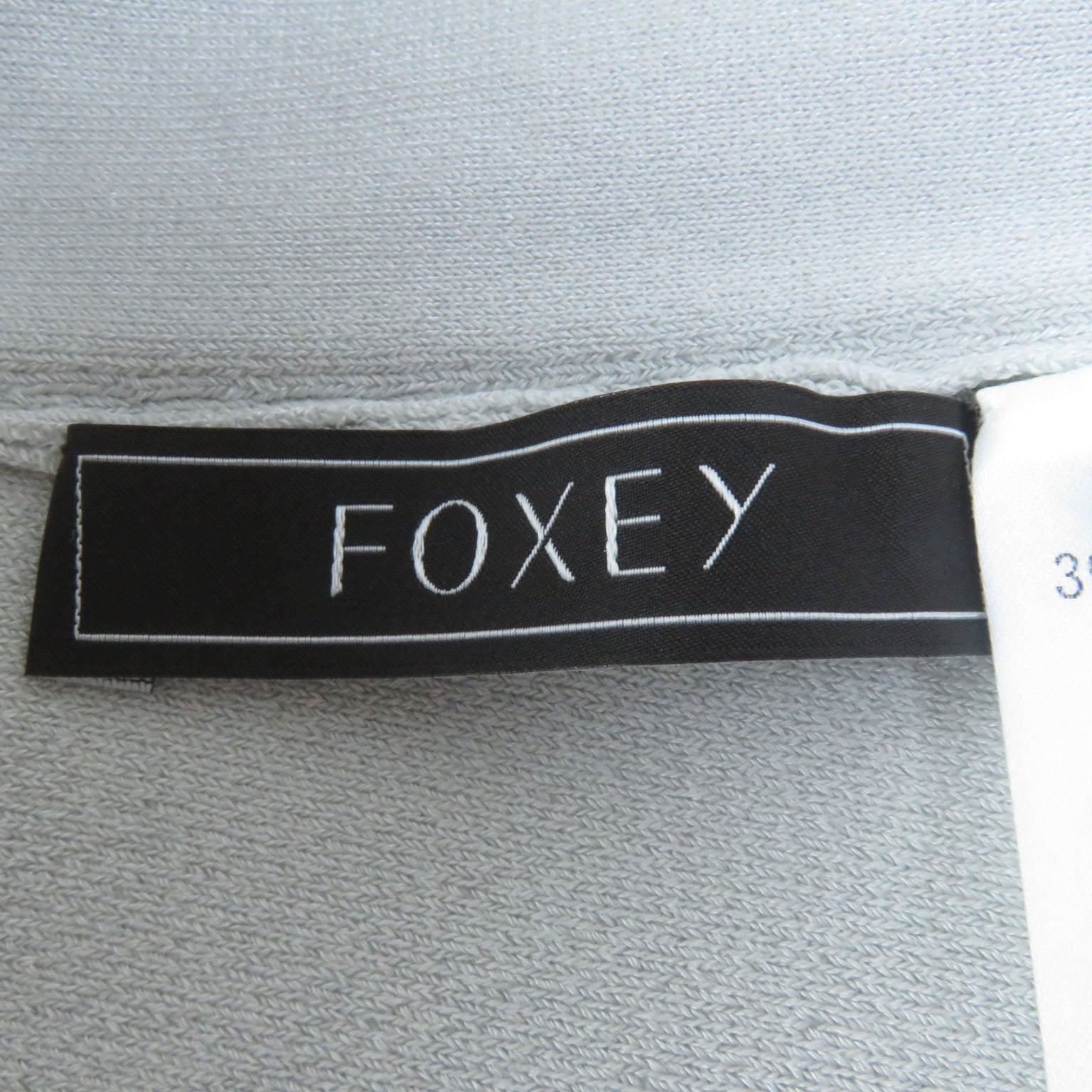 FOXEY Knit Top Light Gray 38 Women