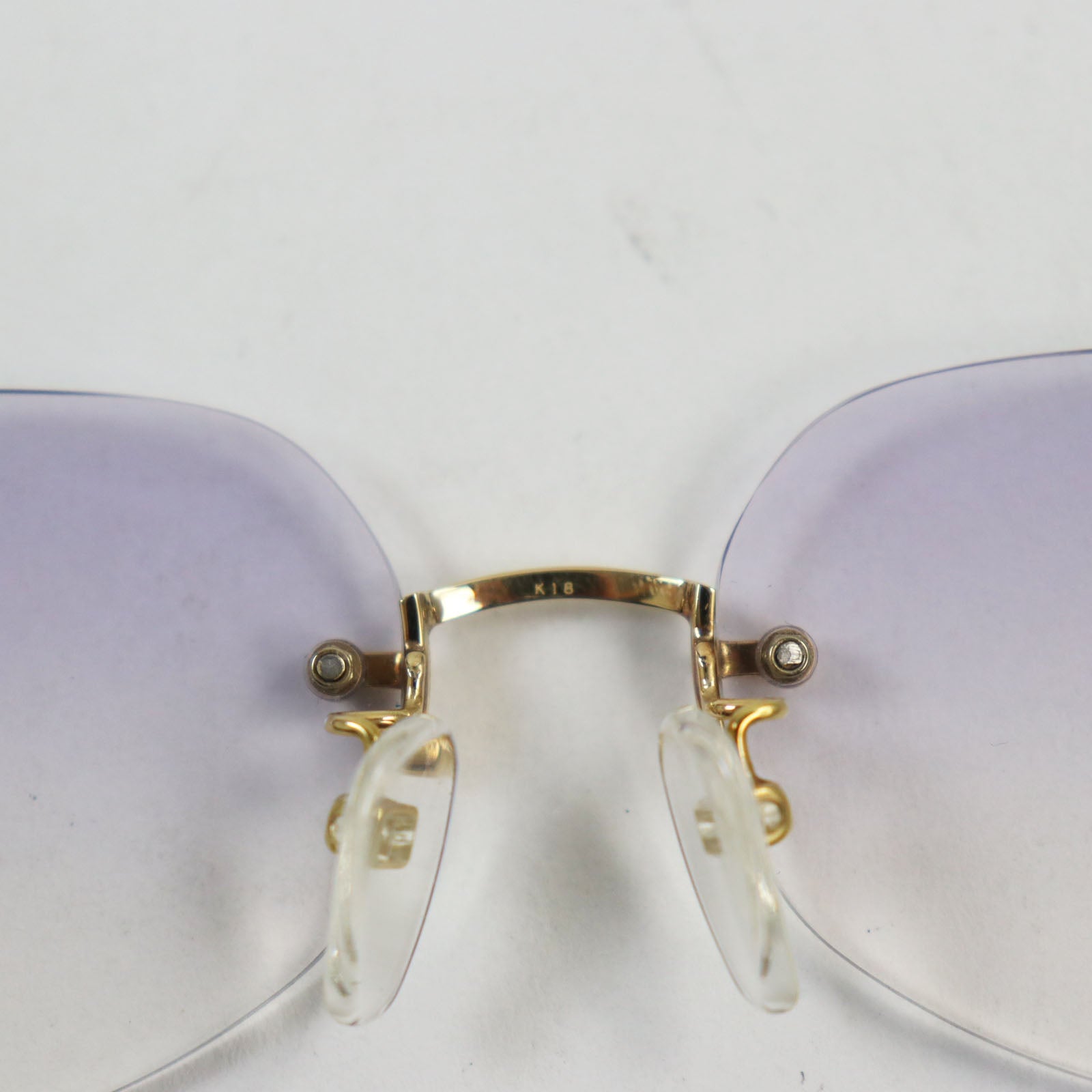 PARIS MIKI AU-129 K18 Glasses Gold Pink