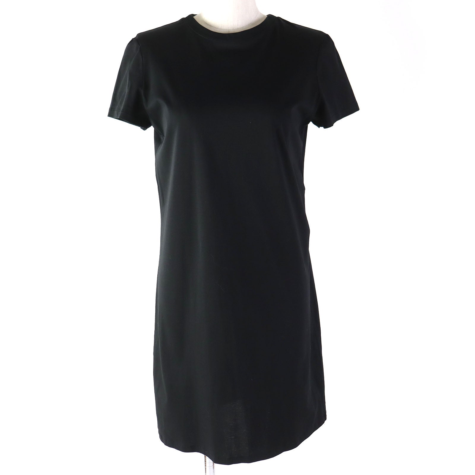 Chanel Cotton COCO Mark Button Dress Black S