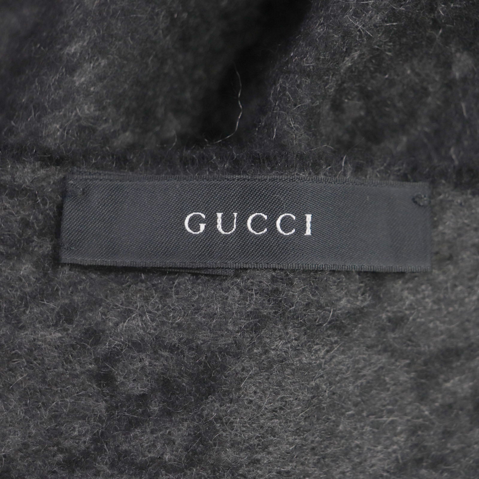 GUCCI Cashmere GG Pattern Stole Scarf