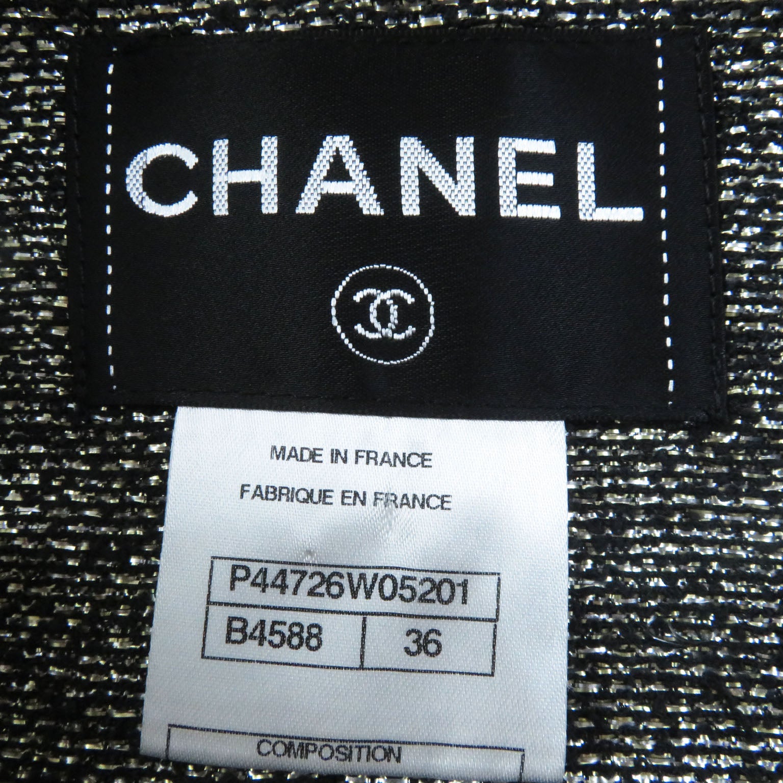 Chanel Jacket Rayon Polyurethane COCO Mark 5/8 Sleeve