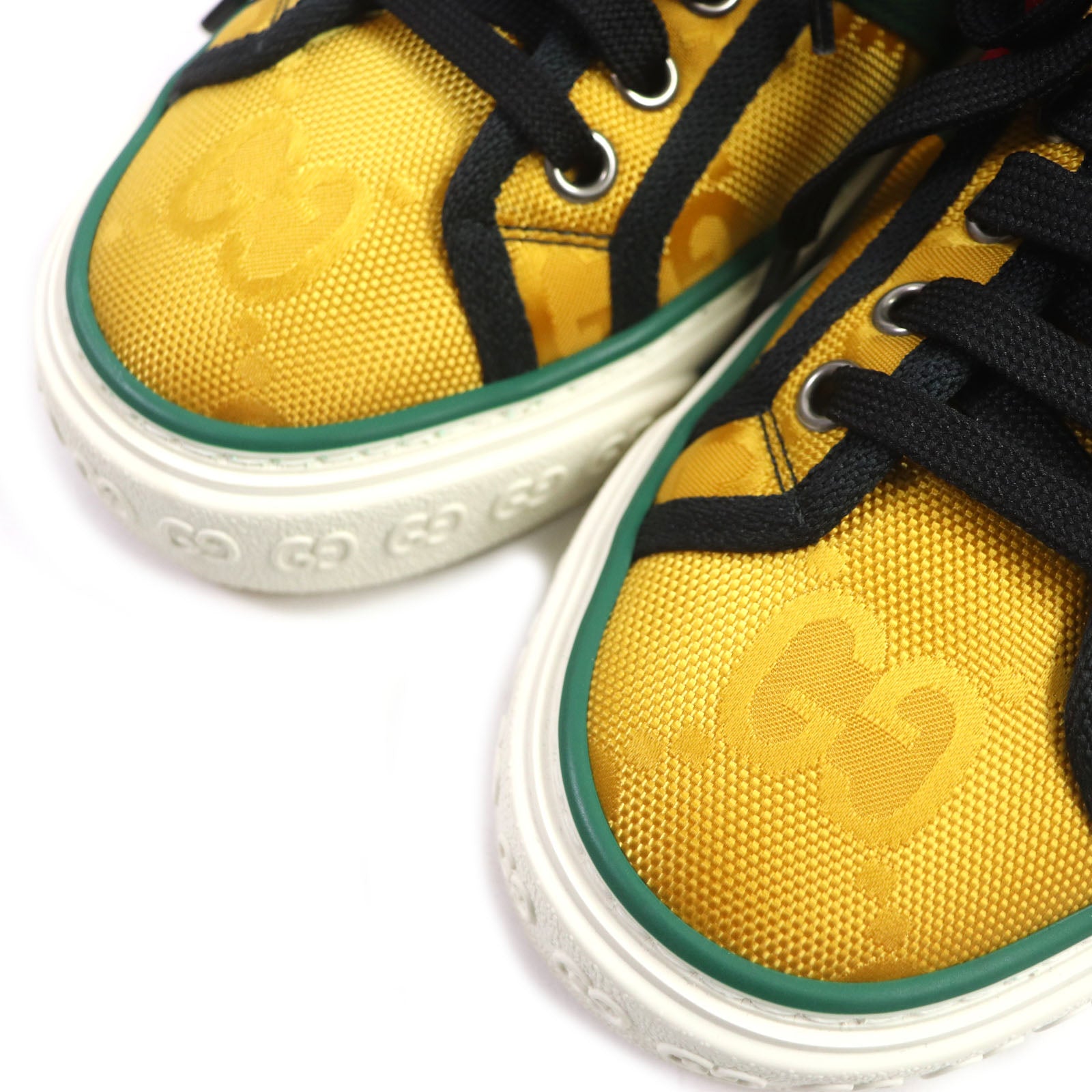 Gucci Sherry Line Low Cut Sneakers Yellow 35.5