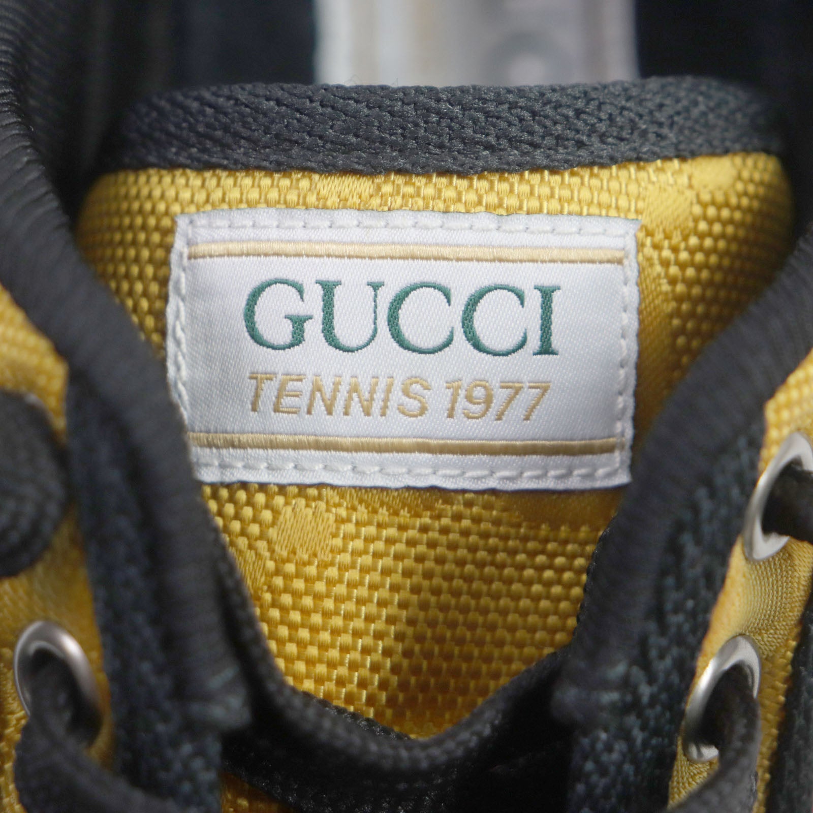 Gucci Sherry Line Low Cut Sneakers Yellow 35.5