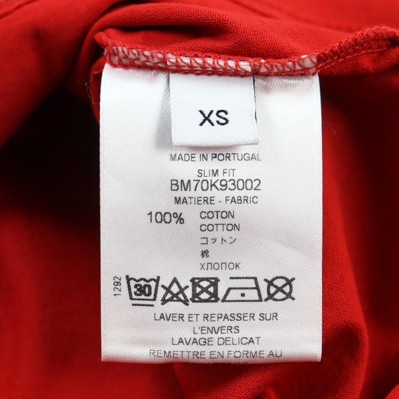 Givenchy Cotton Logo T-Shirt Red XS