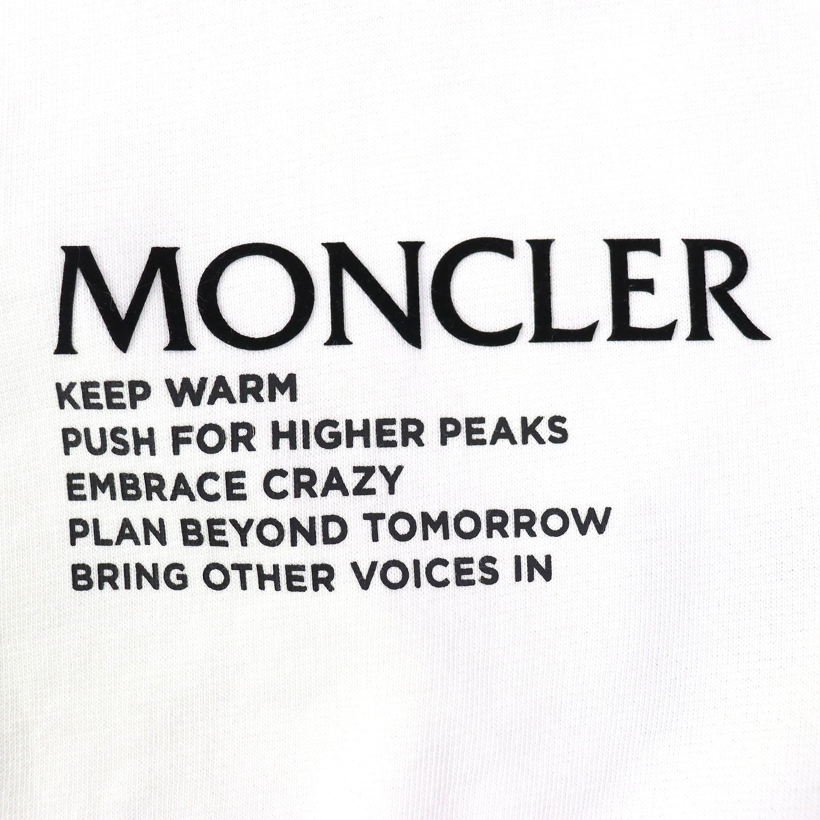 Moncler Cotton Nylon Logo Sweatshirt Women