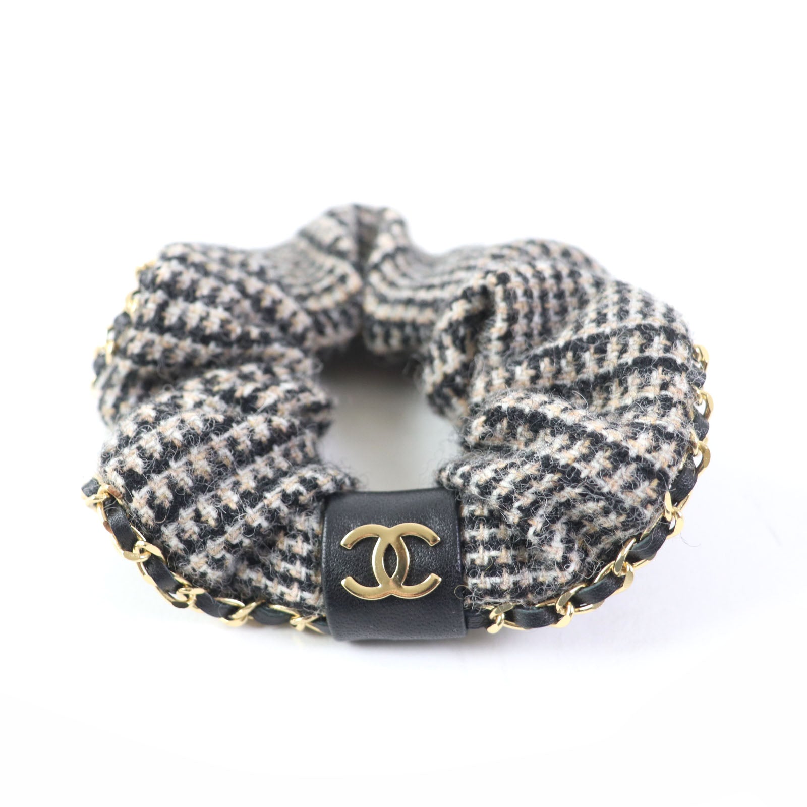 Chanel COCO Mark Tweed Hair Clip