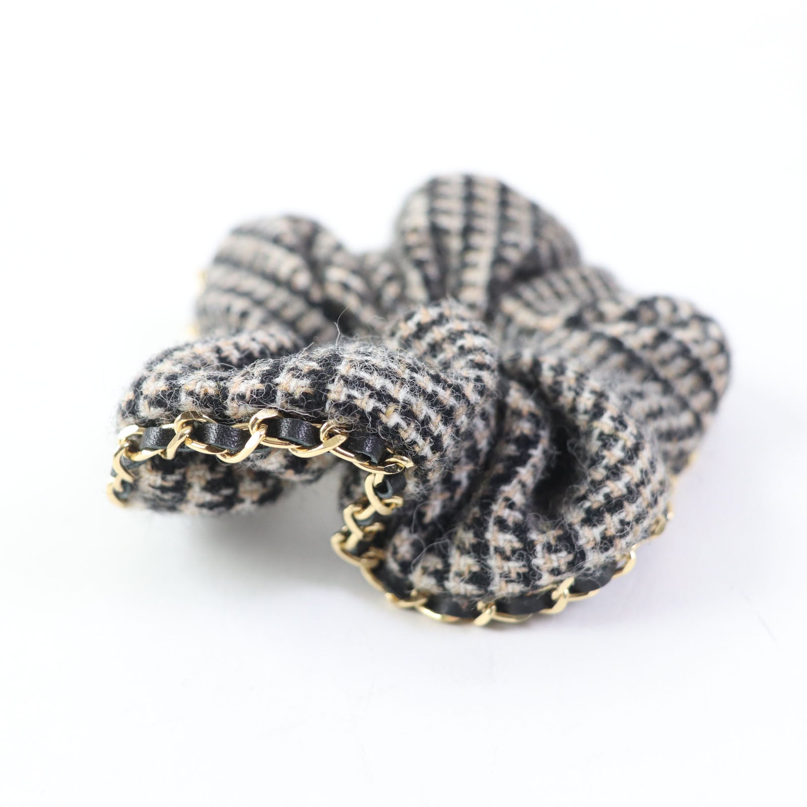 Chanel COCO Mark Tweed Hair Clip