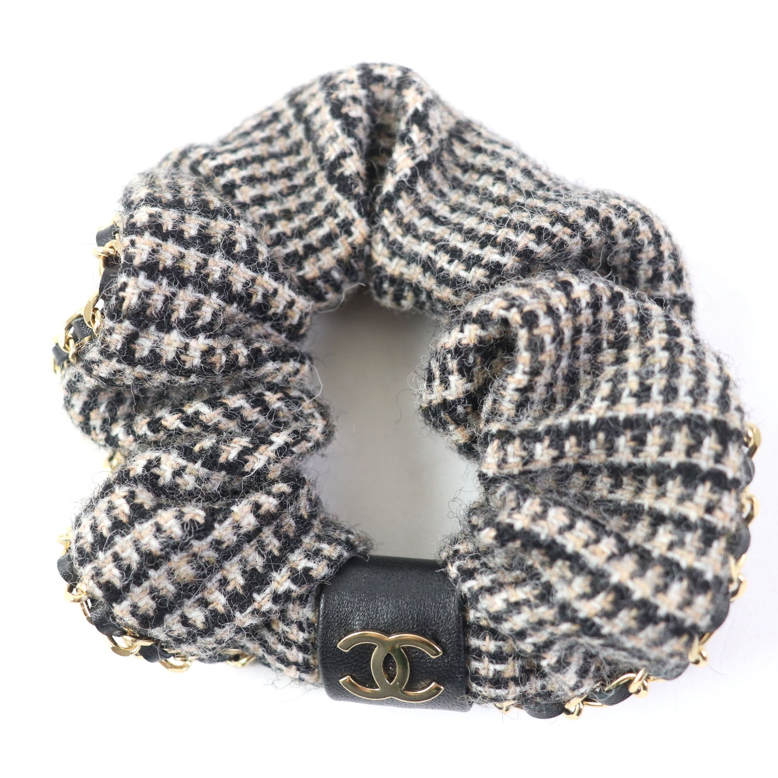 Chanel COCO Mark Tweed Hair Clip