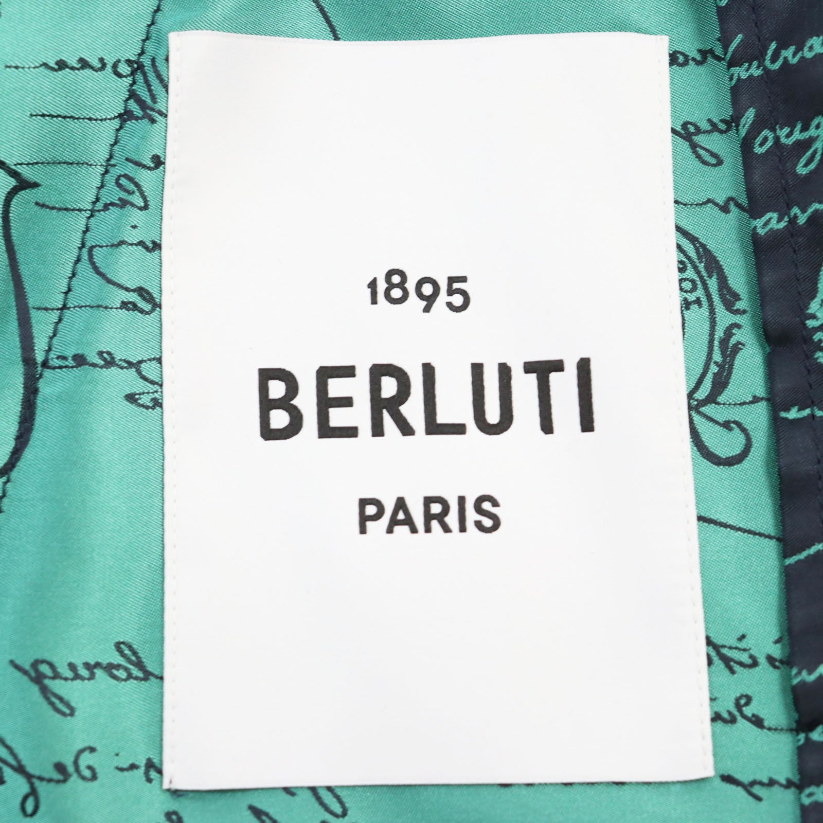 Berluti Nylon Calligraphy Print Parker