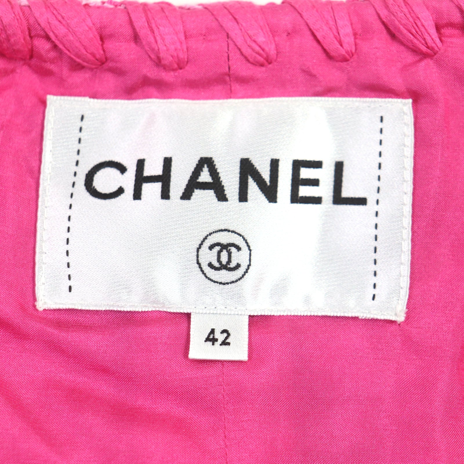 Chanel Cotton Acrylic Jacket with COCO Mark Button