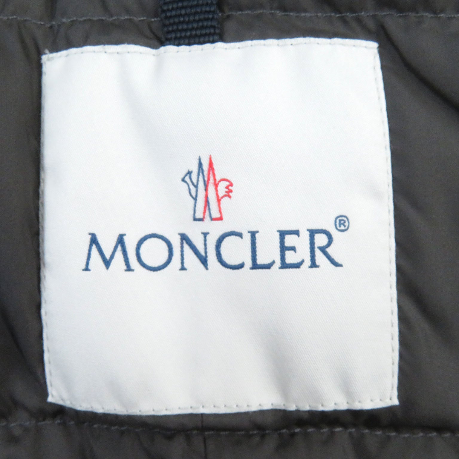 MONCLER VALLIER Wool Nylon Down Coat with Logo Buttons