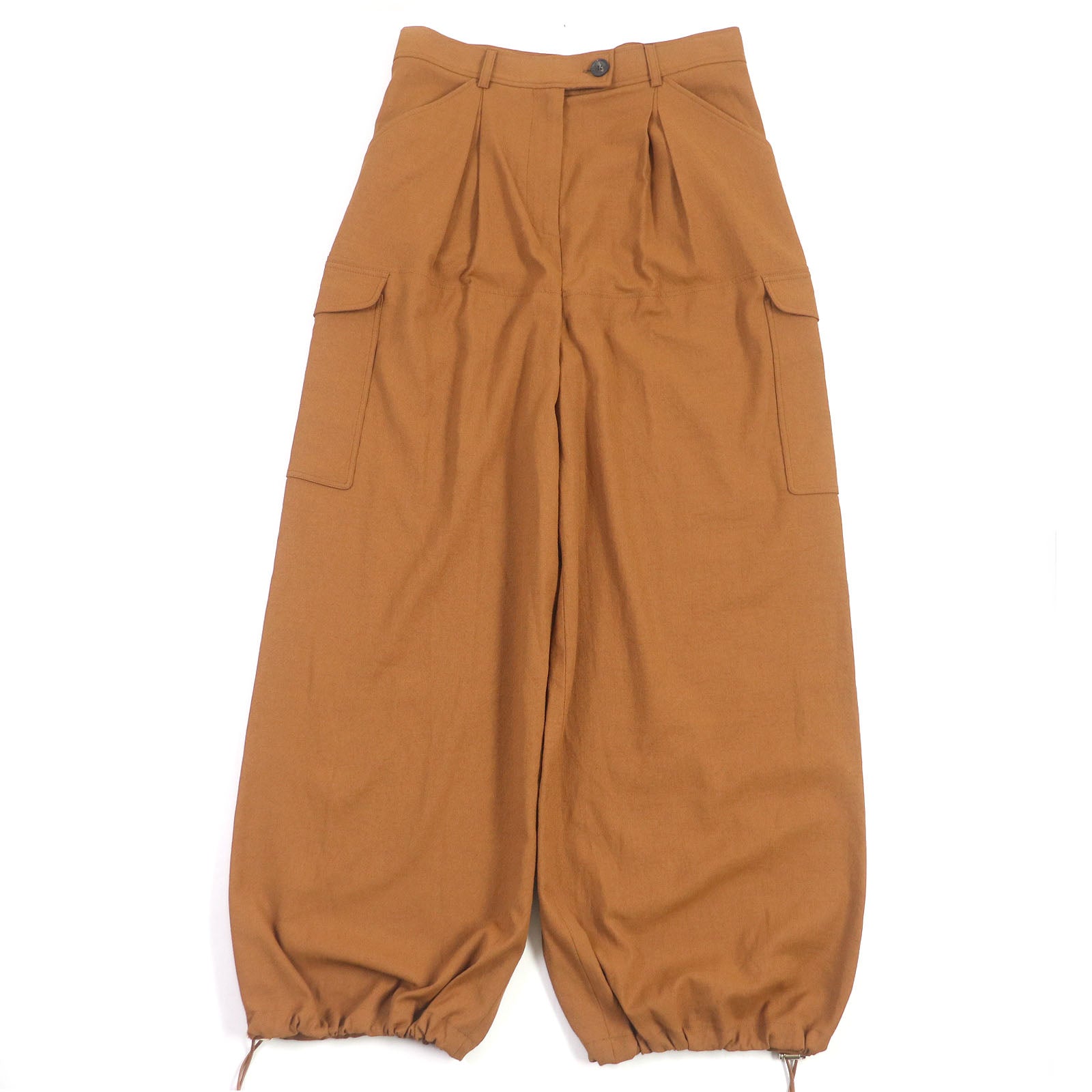 Salvatore Ferragamo Gancini Cargo Pants Brown 40