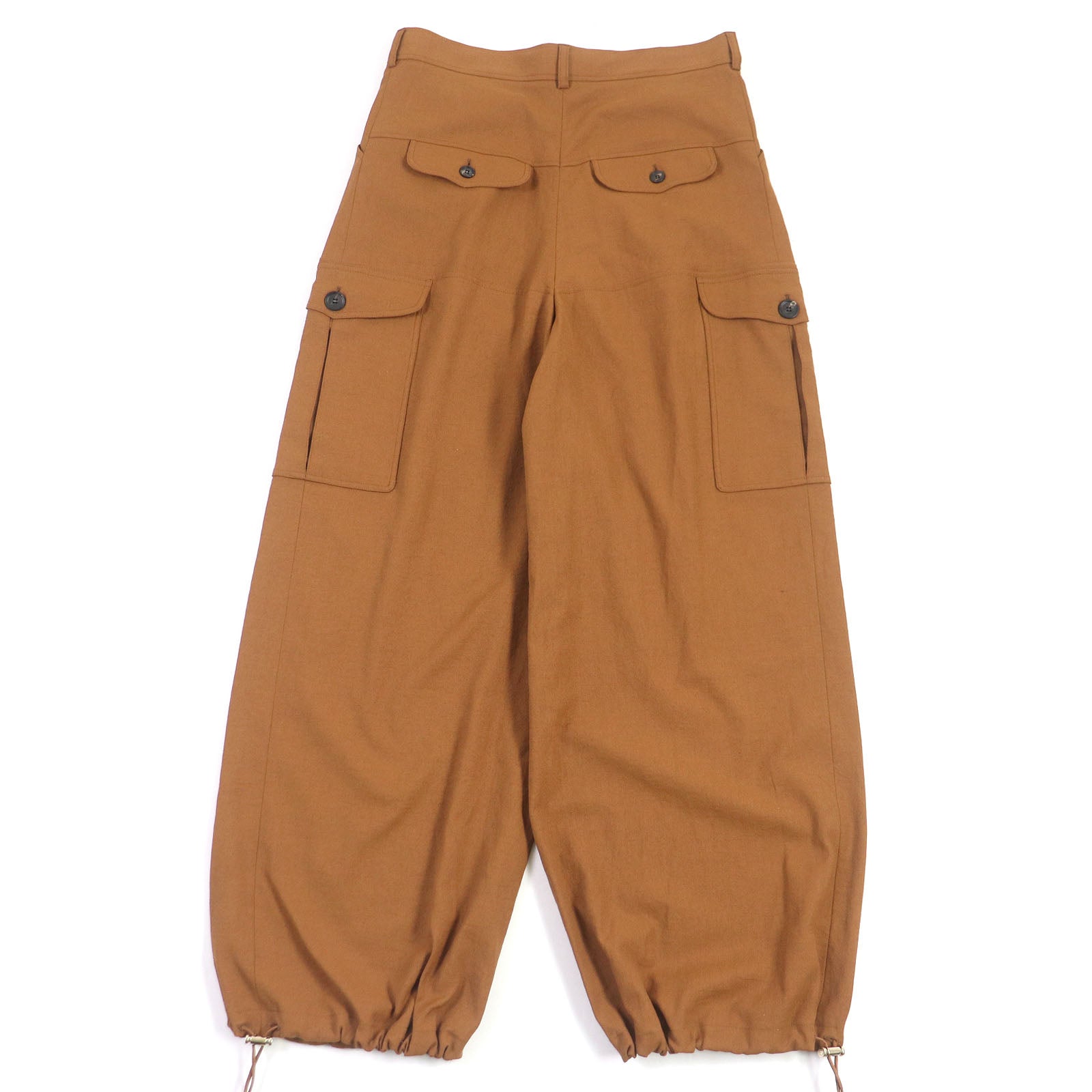 Salvatore Ferragamo Gancini Cargo Pants Brown 40