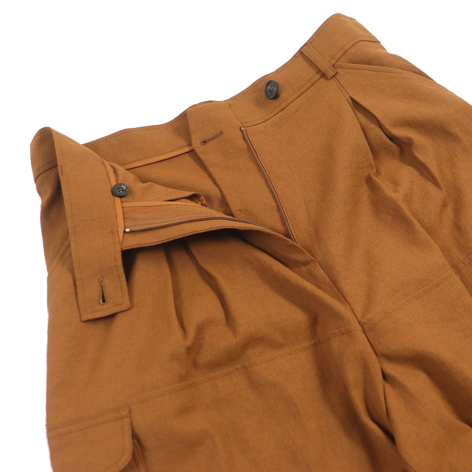 Salvatore Ferragamo Gancini Cargo Pants Brown 40