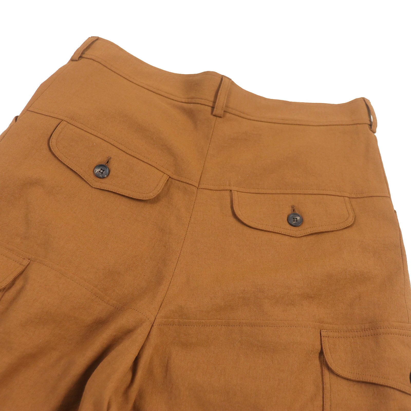 Salvatore Ferragamo Gancini Cargo Pants Brown 40