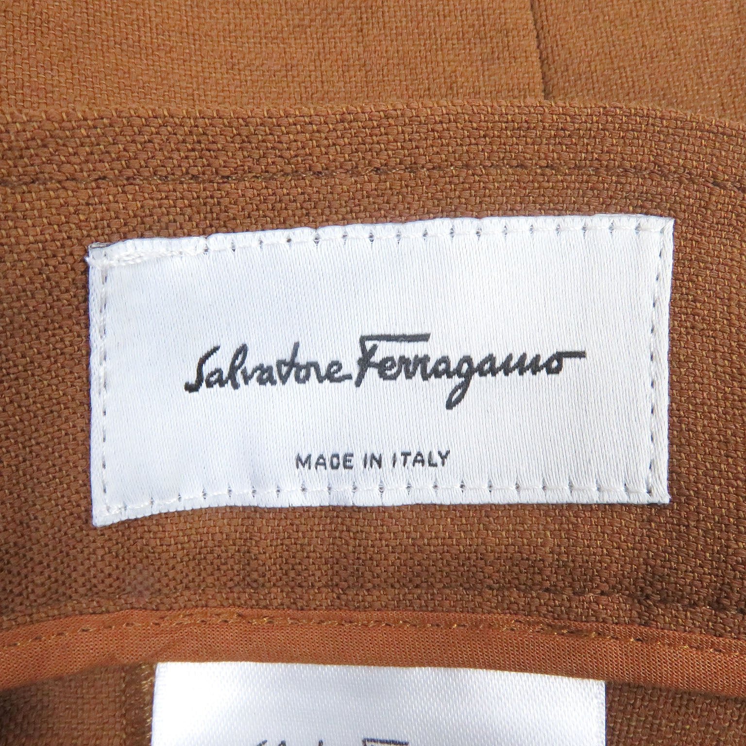 Salvatore Ferragamo Gancini Cargo Pants Brown 40