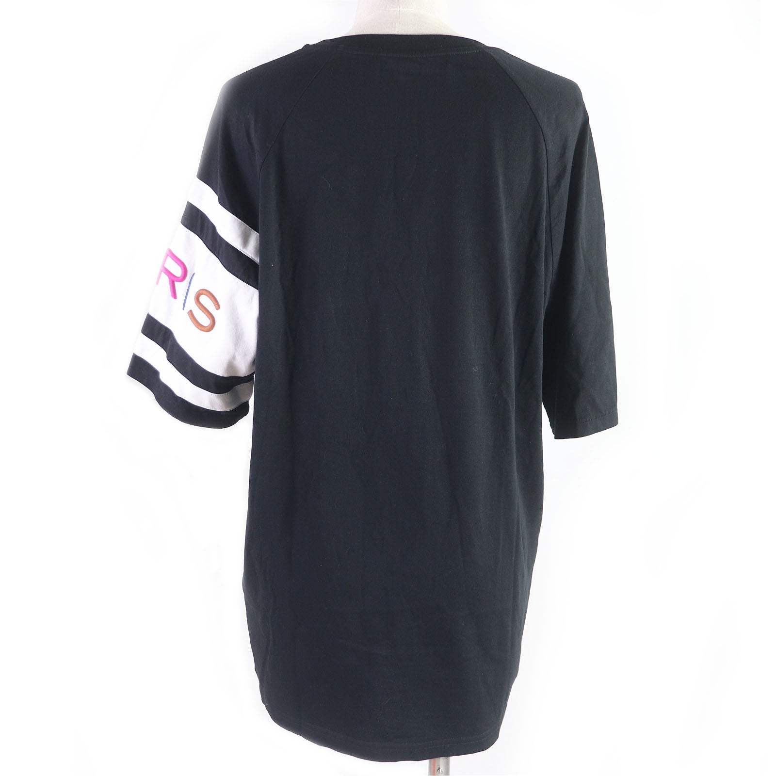 Givenchy Rainbow Logo Embroidered T-Shirt Black S