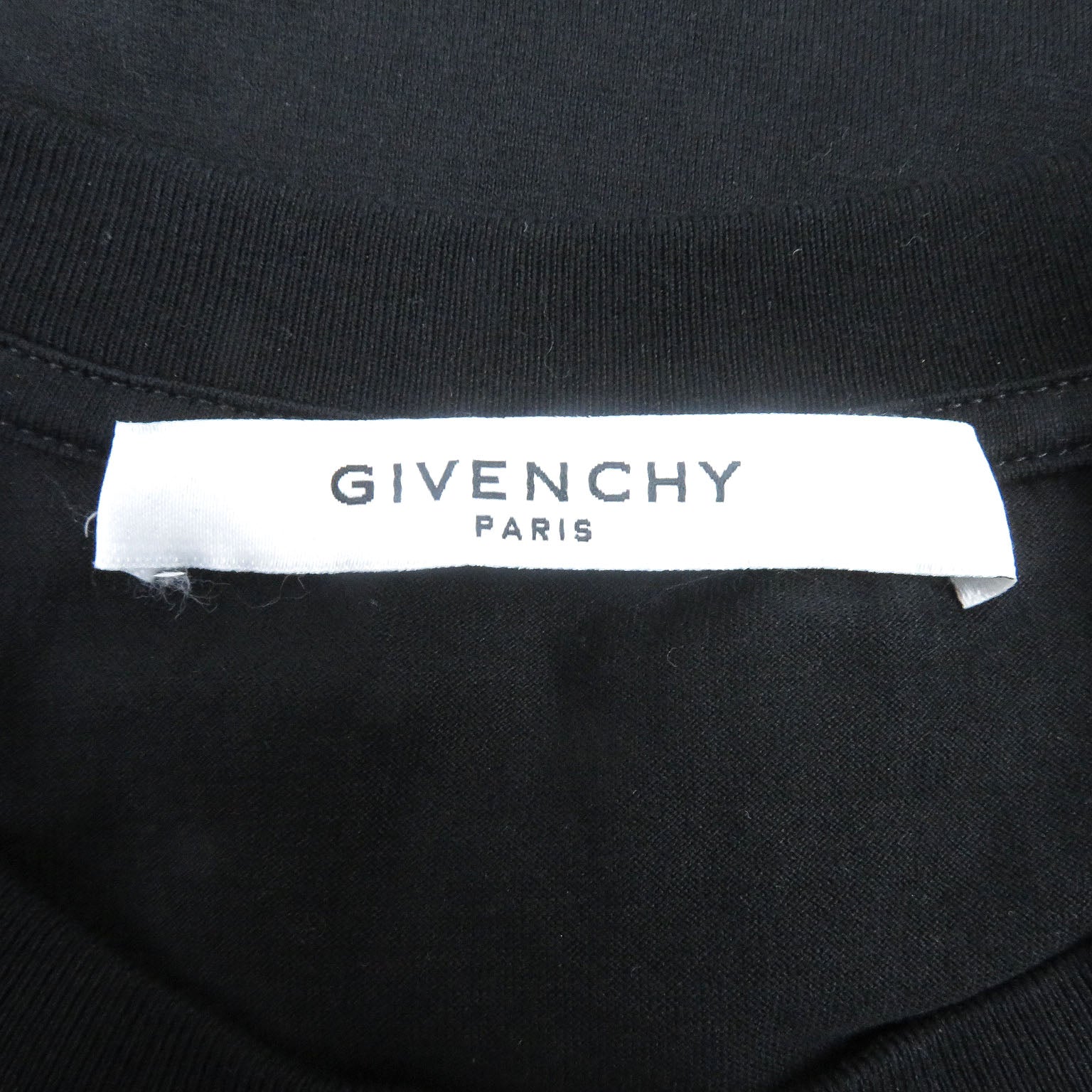 Givenchy Rainbow Logo Embroidered T-Shirt Black S