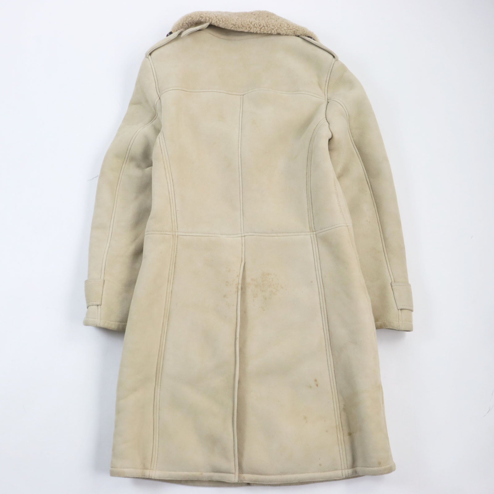 Gucci Mouton Coat Beige 44 Men