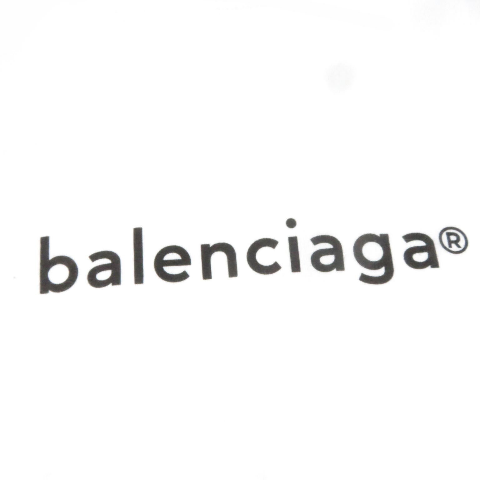 Balenciaga Cotton Logo T-shirt XS White