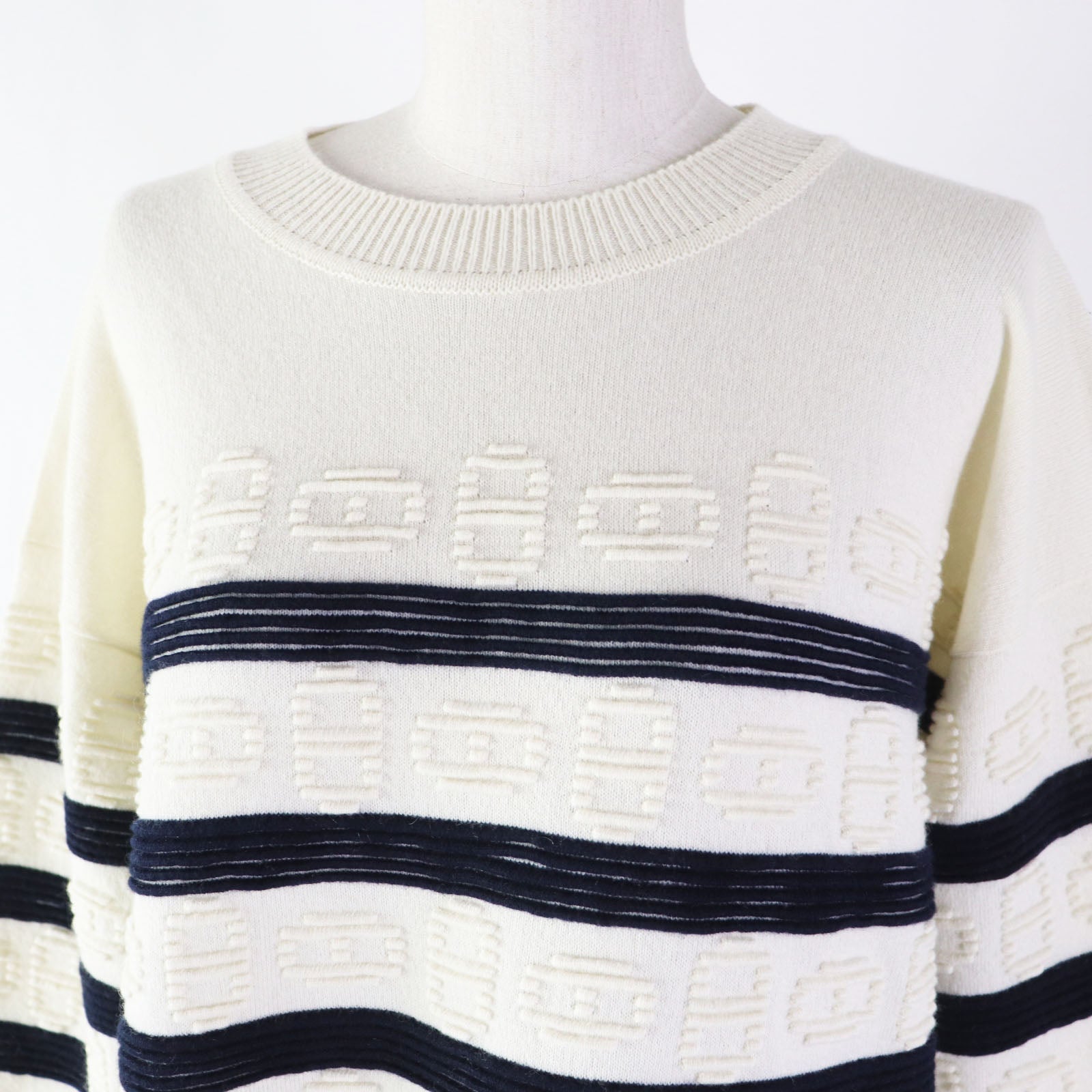 Hermes Cashmere Cotton Long Sleeve Knit Women