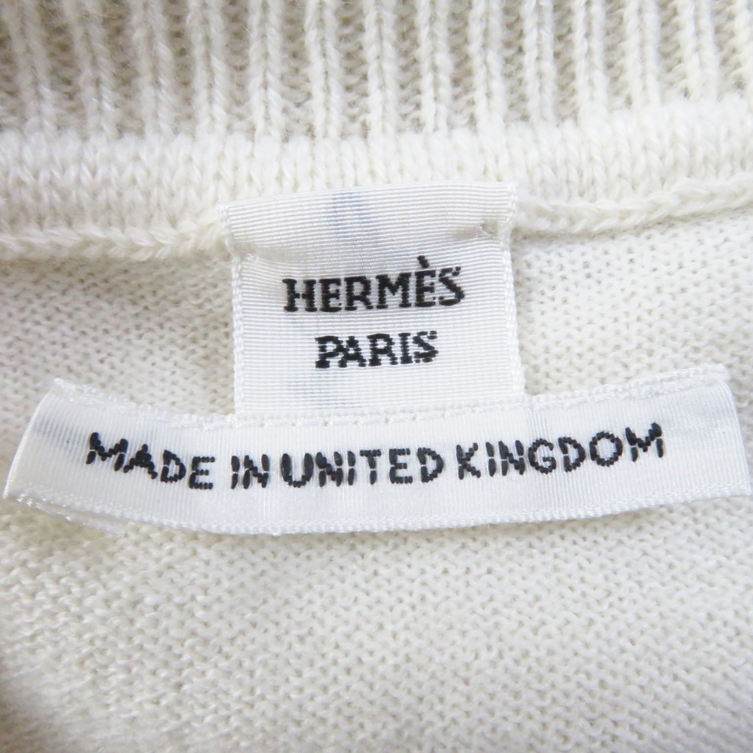 Hermes Cashmere Cotton Long Sleeve Knit Women