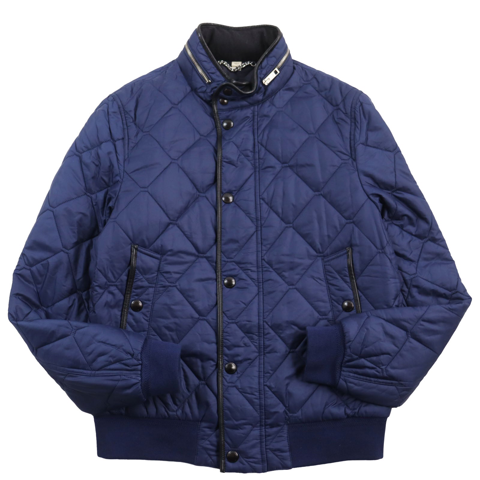 Burberry Nylon Blouson Jacket Blue M