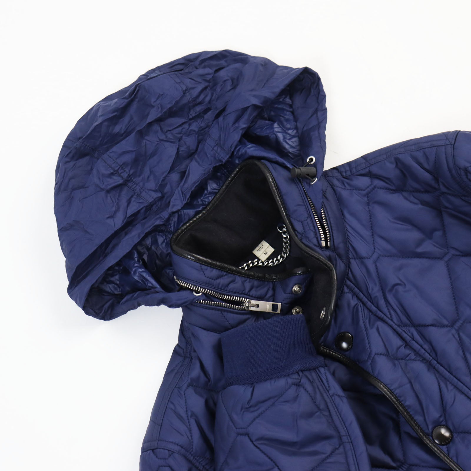 Burberry Nylon Blouson Jacket Blue M