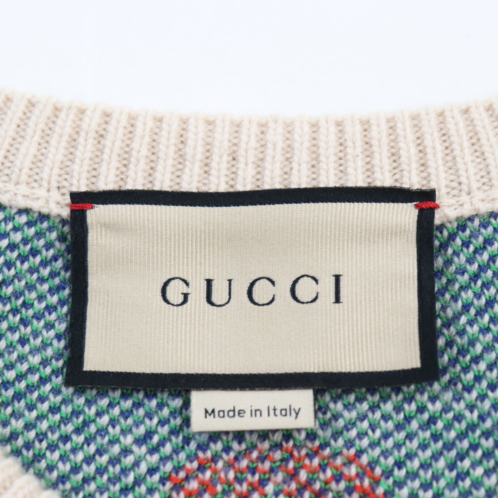 Gucci Star Print Interlocking G Knit Sweater