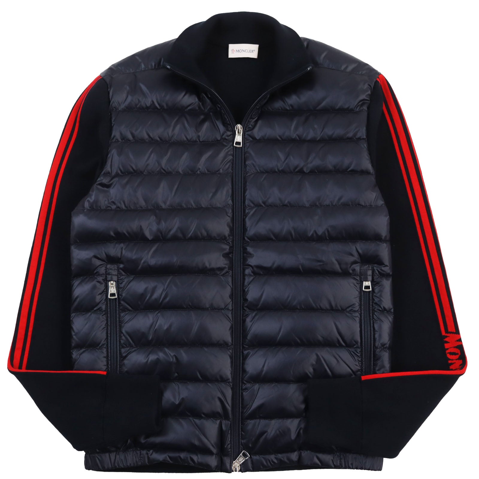 Moncler Nylon Cotton Down Jacket Navy S