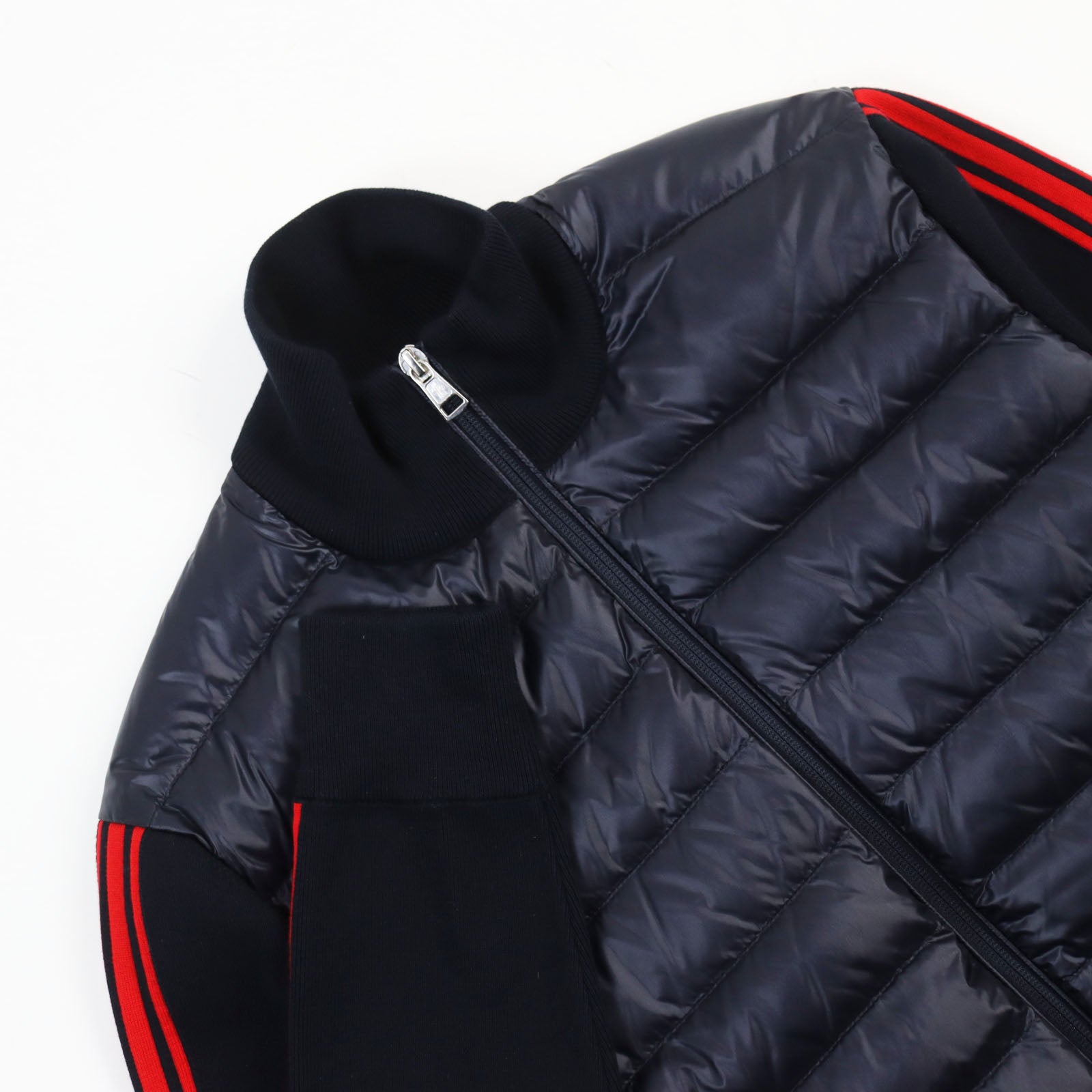 Moncler Nylon Cotton Down Jacket Navy S