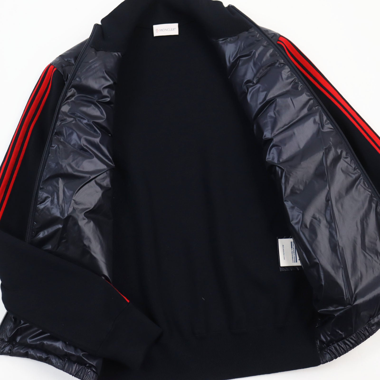 Moncler Nylon Cotton Down Jacket Navy S