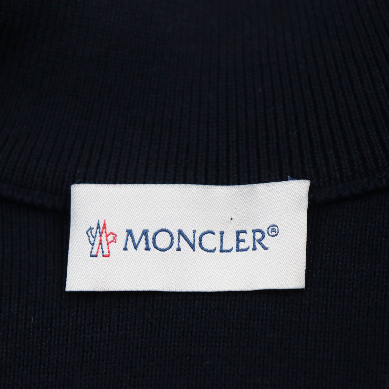 Moncler Nylon Cotton Down Jacket Navy S