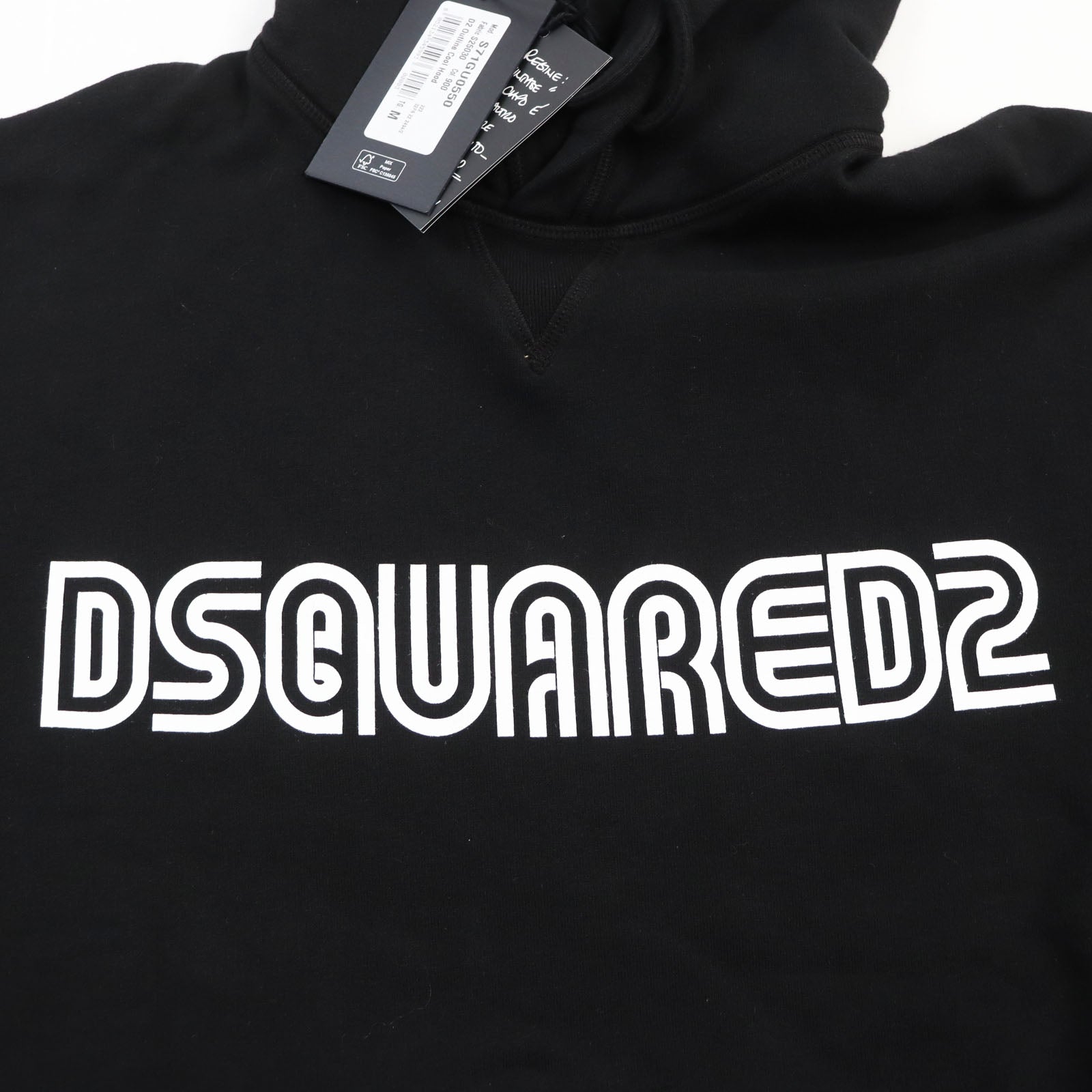 Dsquared2 Outline Cool Hoodie Black M