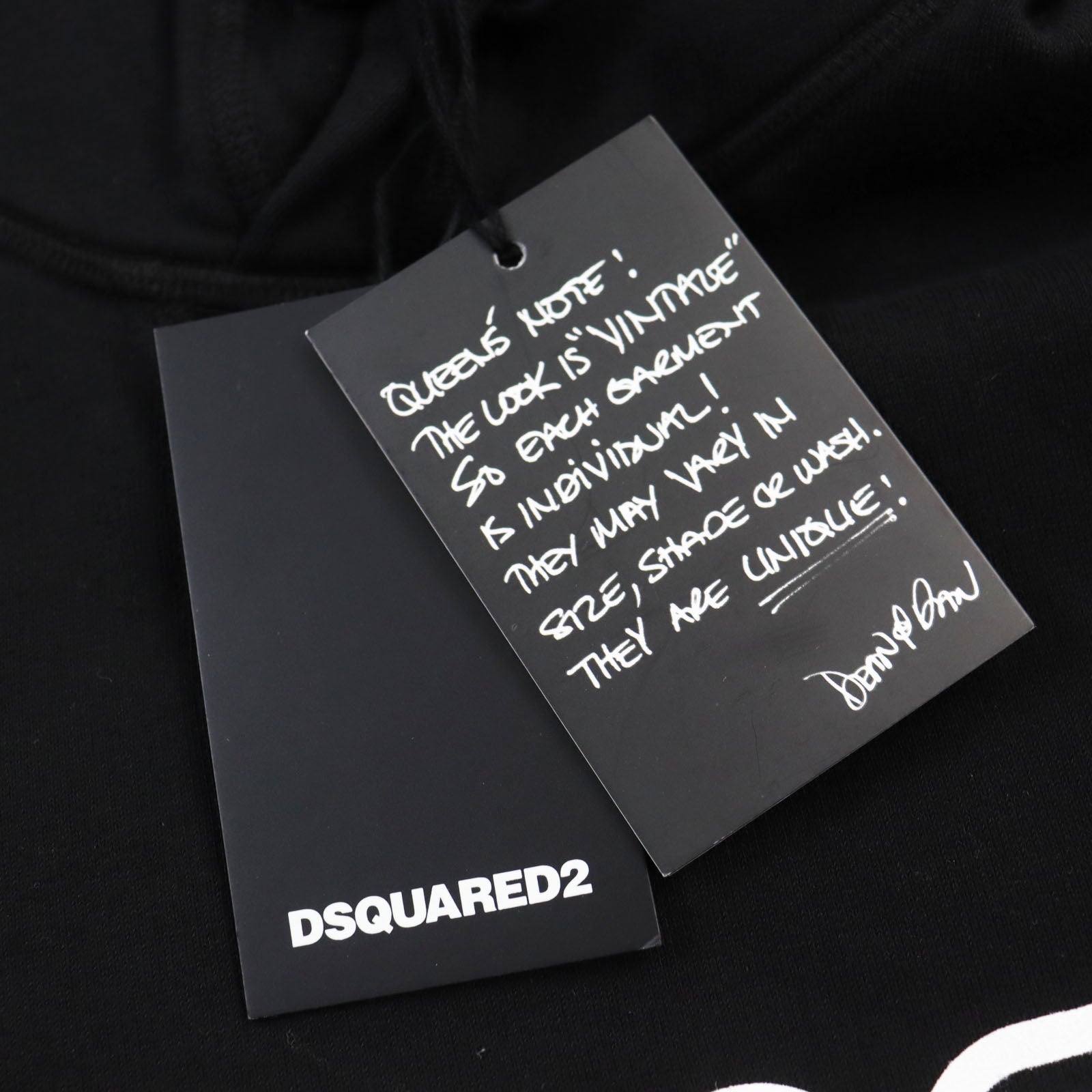 Dsquared2 Outline Cool Hoodie Black M