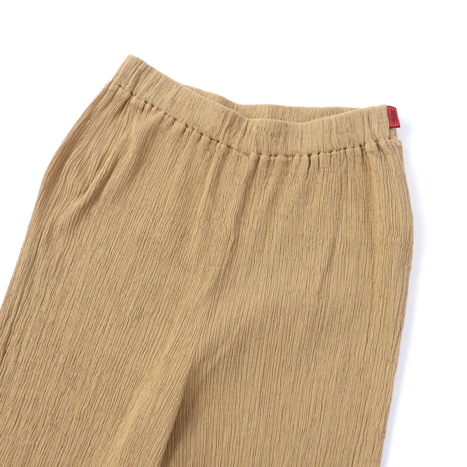 Issey Miyake Cotton Easy Pleated Pants Brown