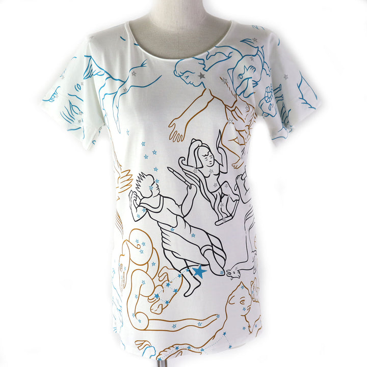 HERMES Cotton Constellation T-shirt Women