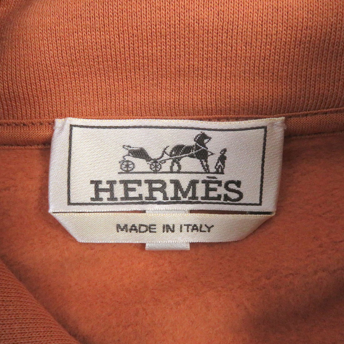 Hermes Exlibris Dragon Lamb Leather Hoodie M