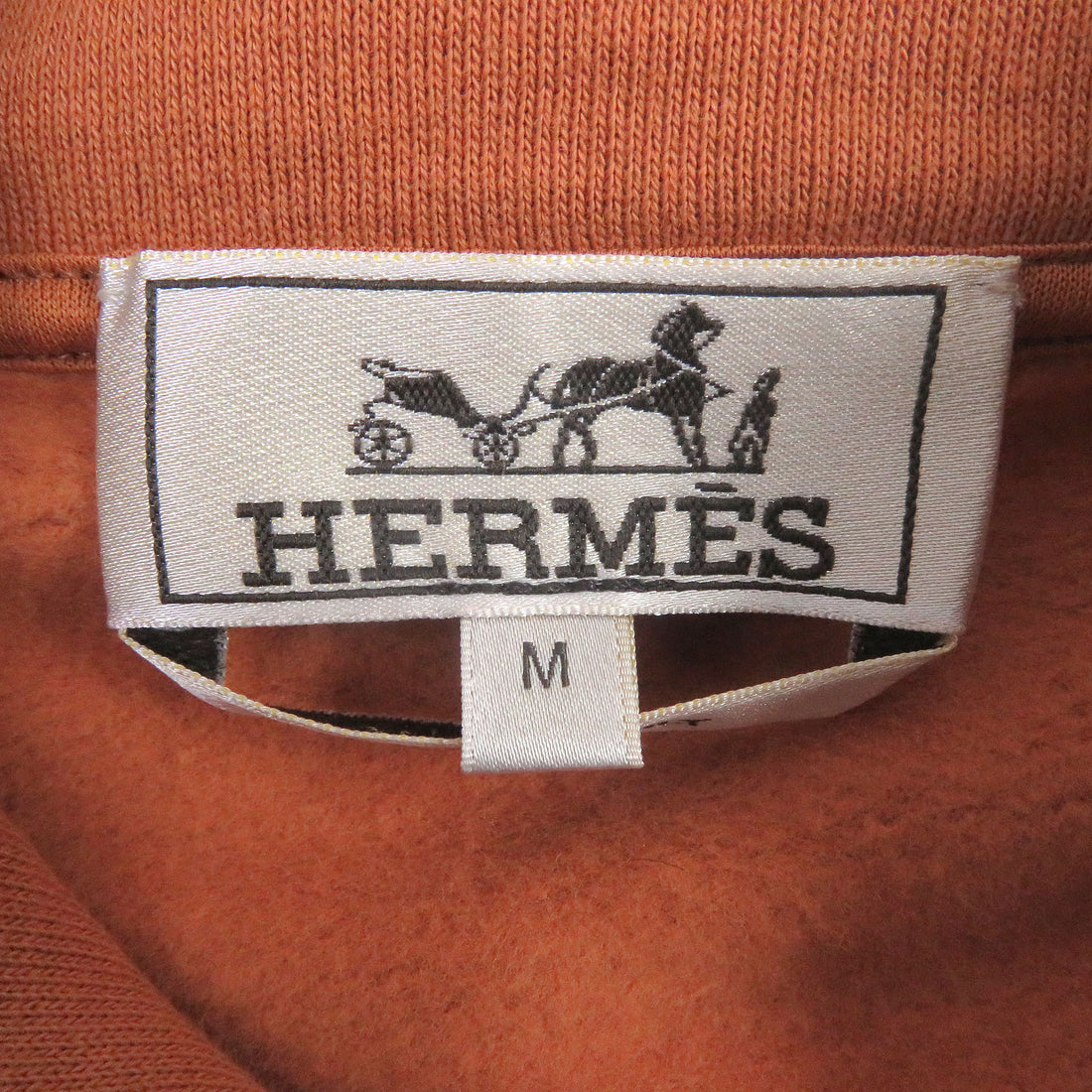 Hermes Exlibris Dragon Lamb Leather Hoodie M