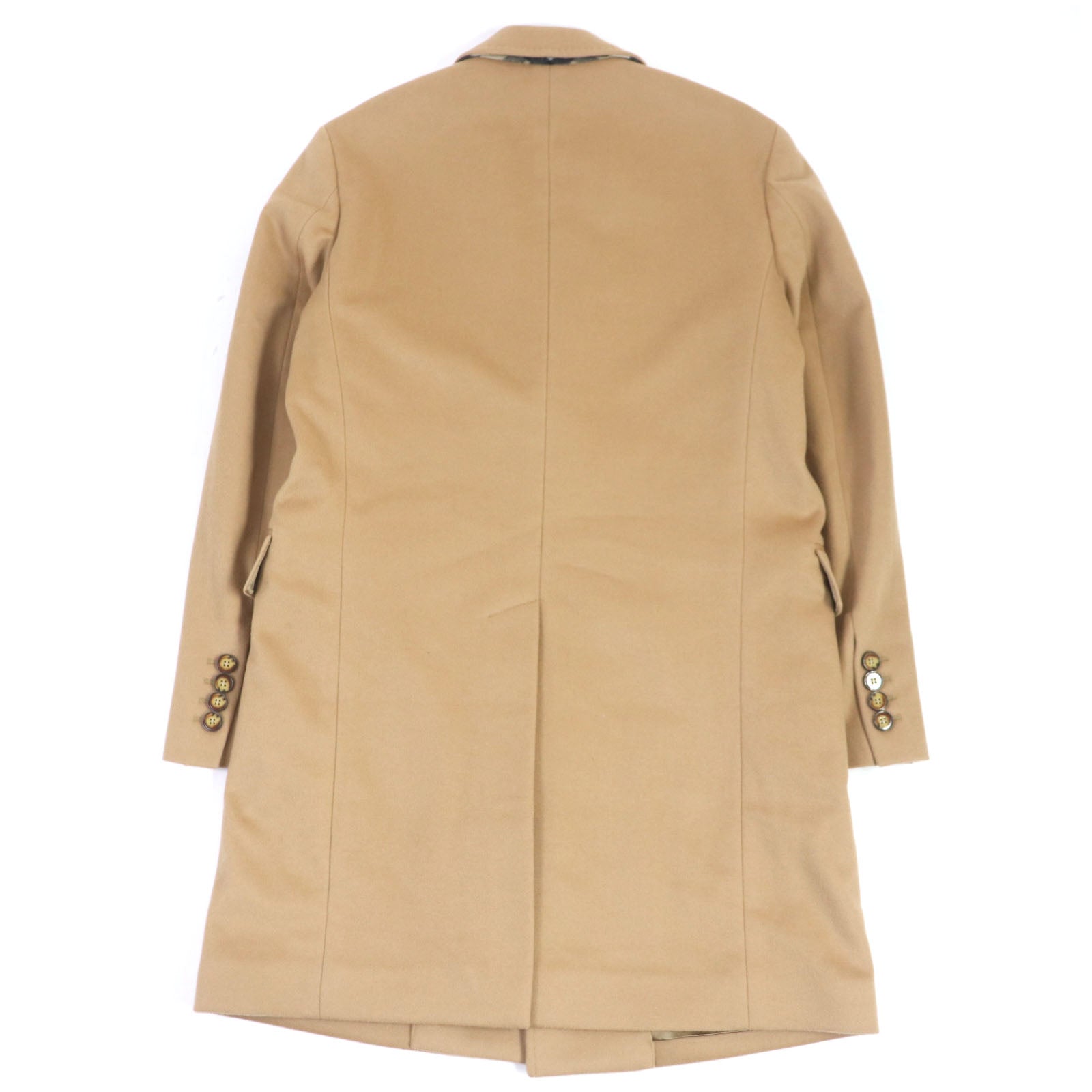 Burberry Wool Cashmere Chester Coat Camel