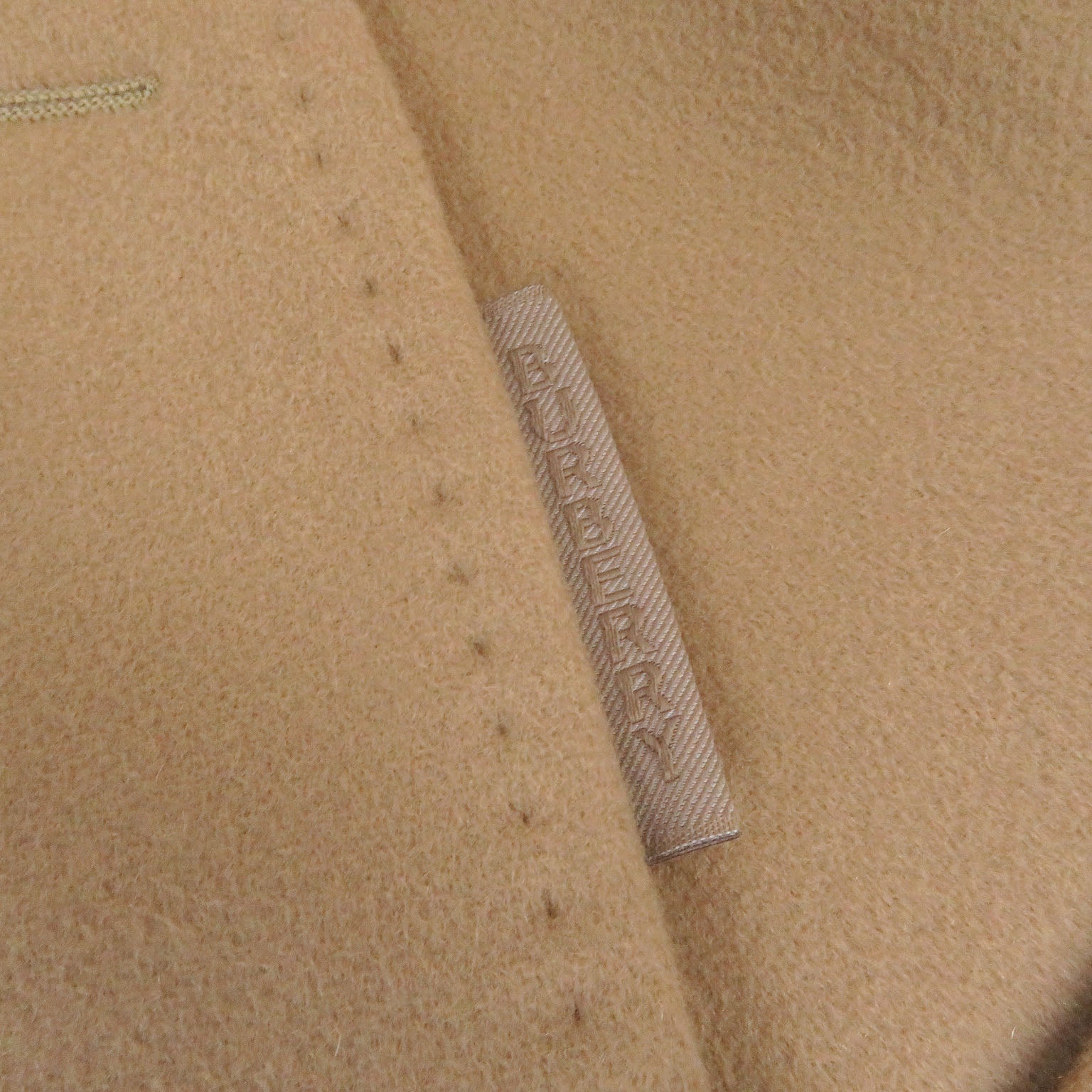 Burberry Wool Cashmere Chester Coat Camel