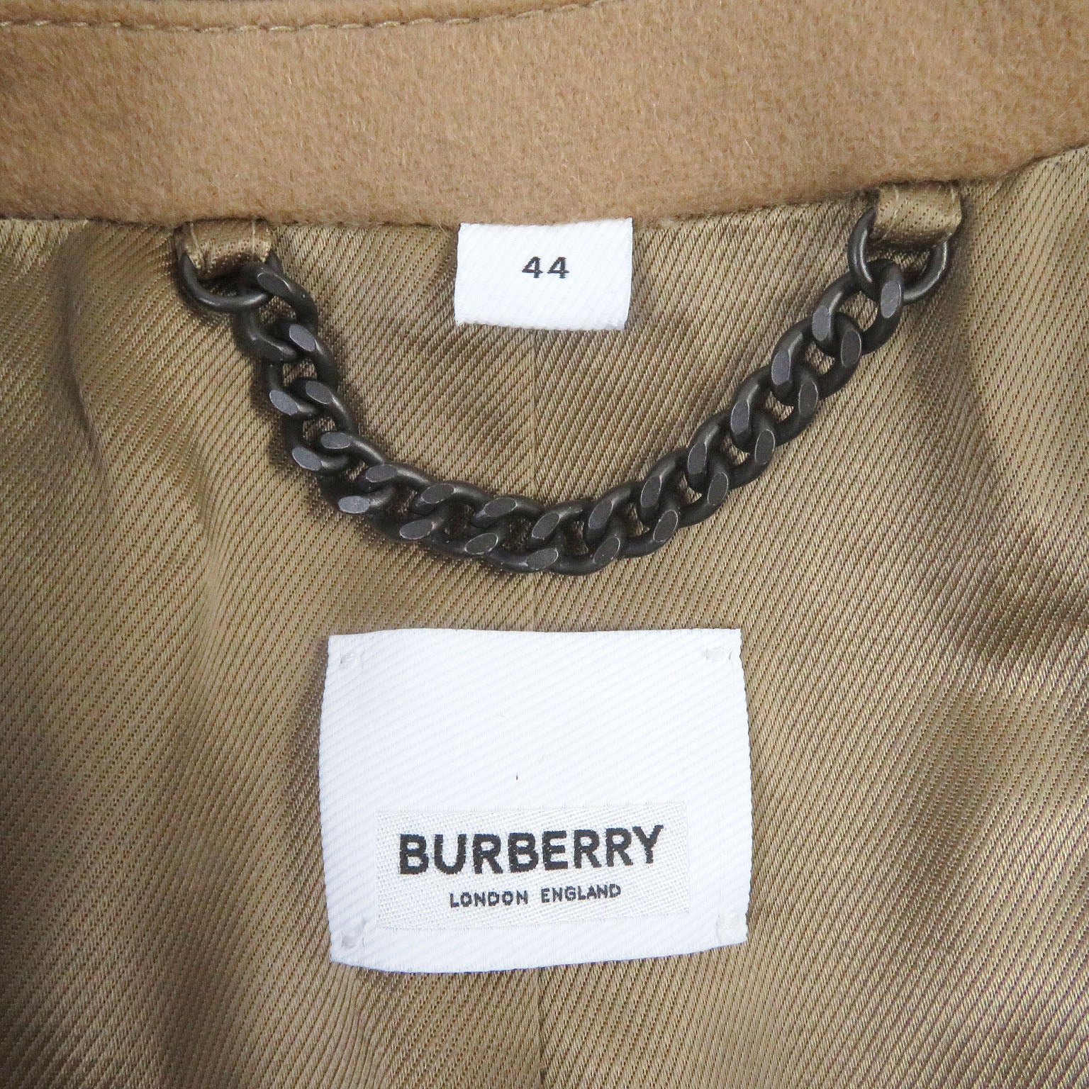 Burberry Wool Cashmere Chester Coat Camel