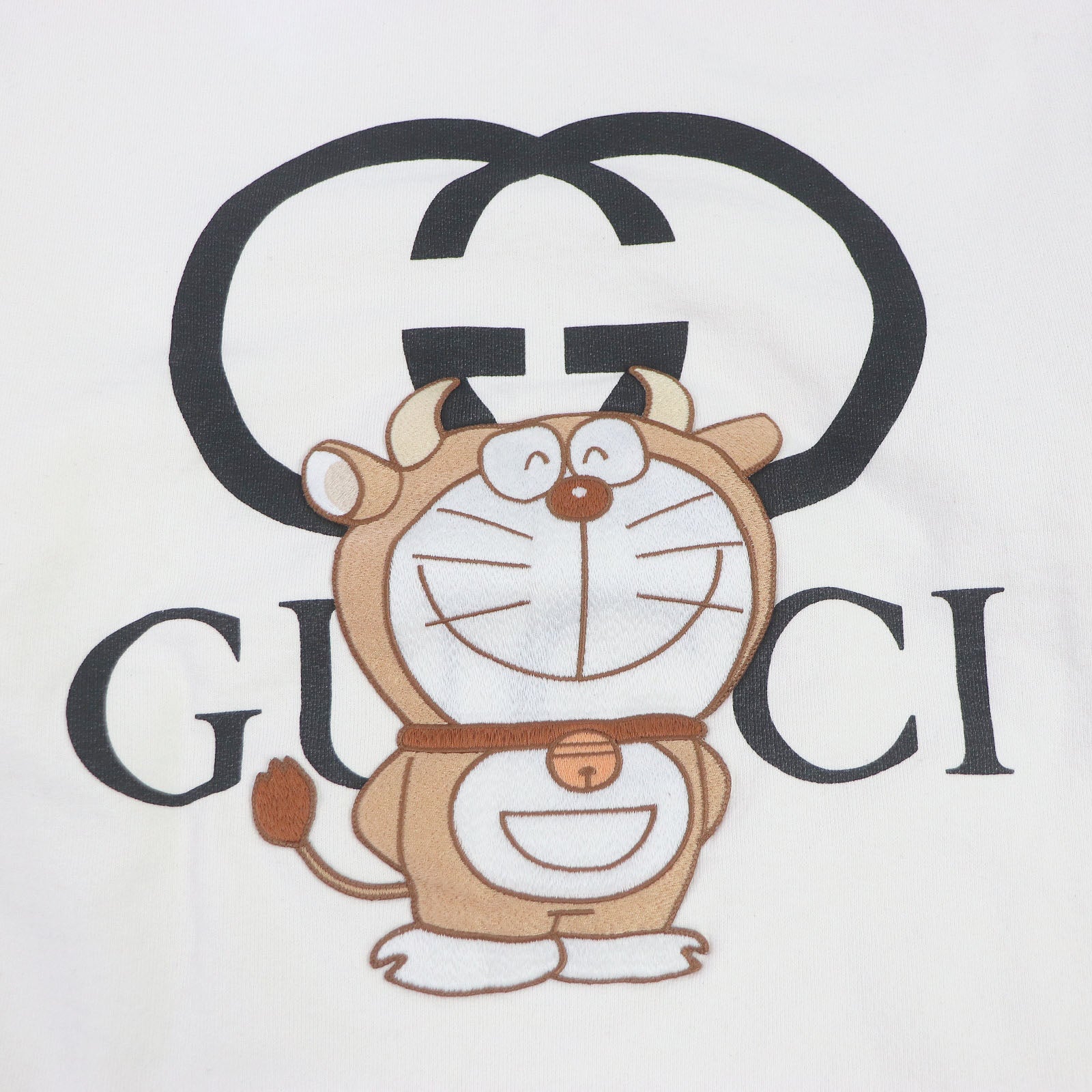 Gucci Doraemon G Embroidery Sweatshirt Ivory L