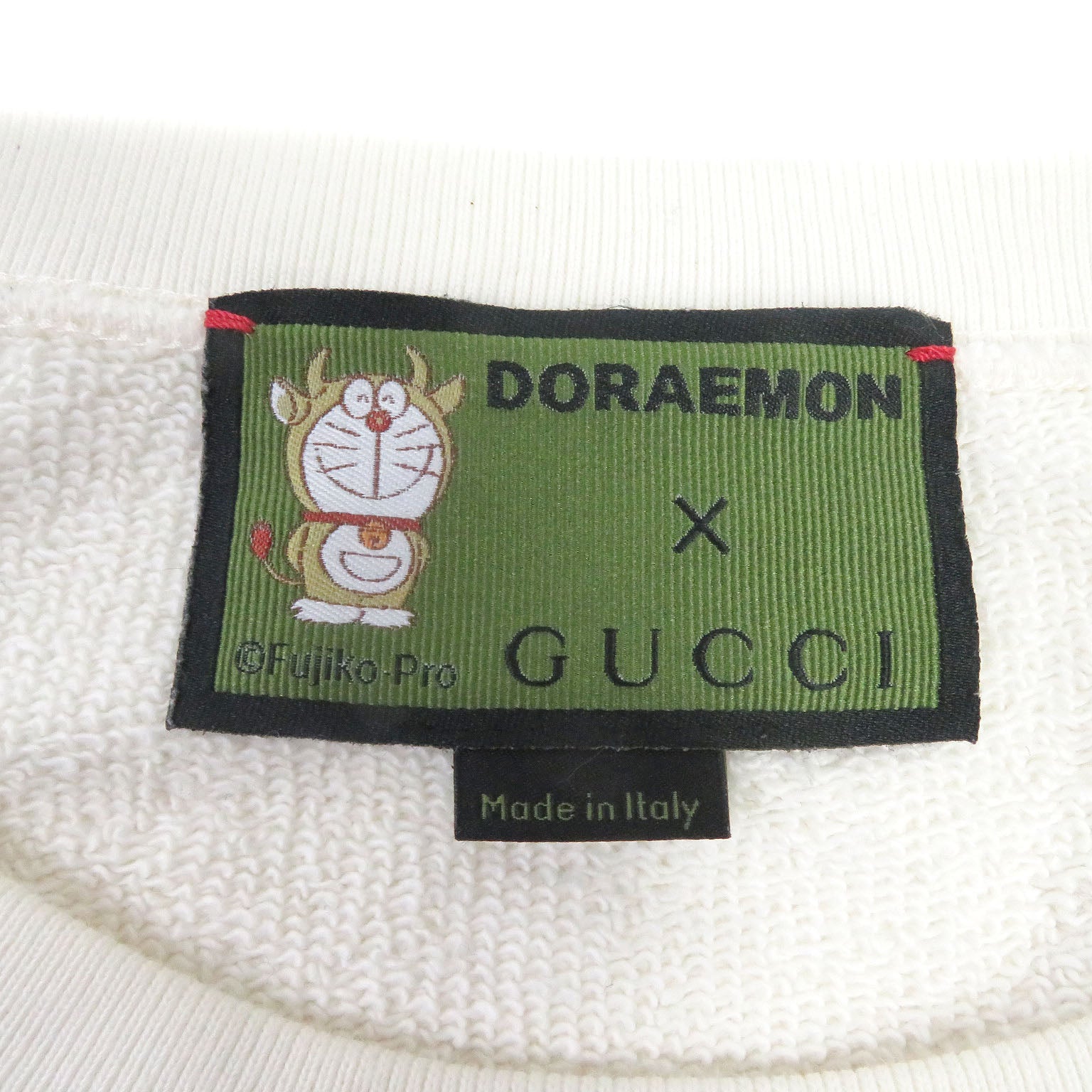 Gucci Doraemon G Embroidery Sweatshirt Ivory L