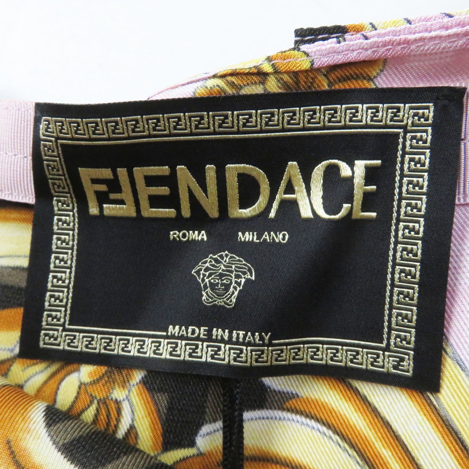 Fendi Silk FF Logo Mini Baroque Pleated Skirt