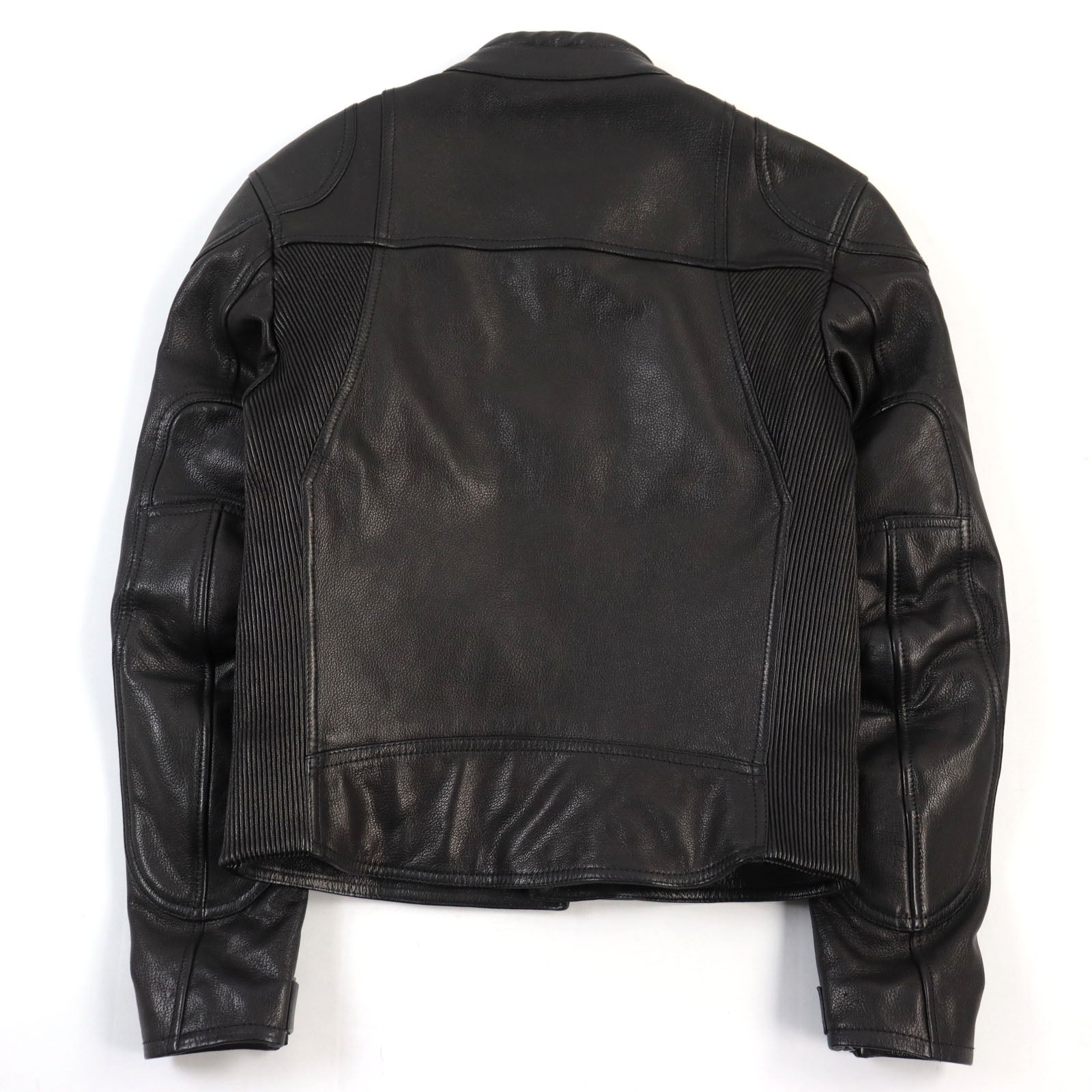 Balenciaga Goatskin Riders Jacket Black 44