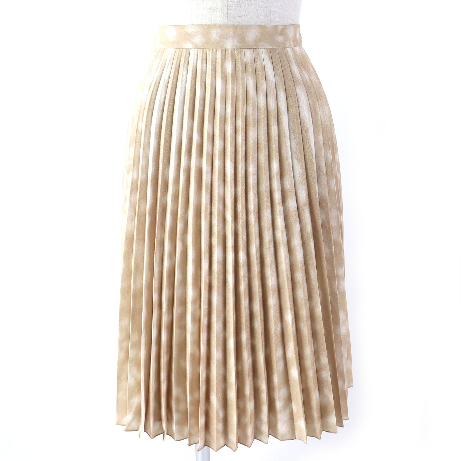 Burberry Pleated Skirt Beige 36 Women