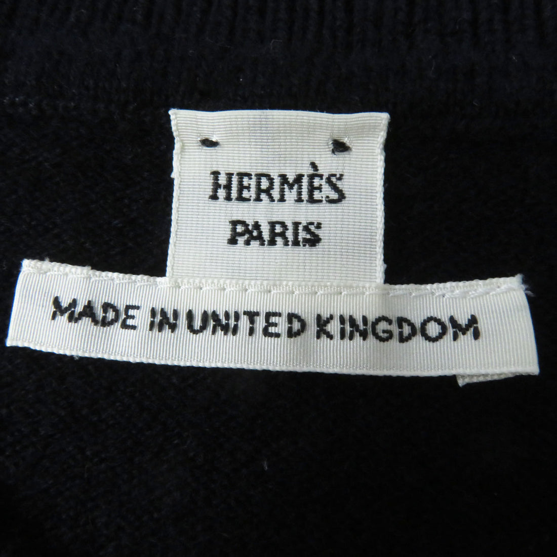 Hermes Cashmere H-Lift Knit Dark Navy Women